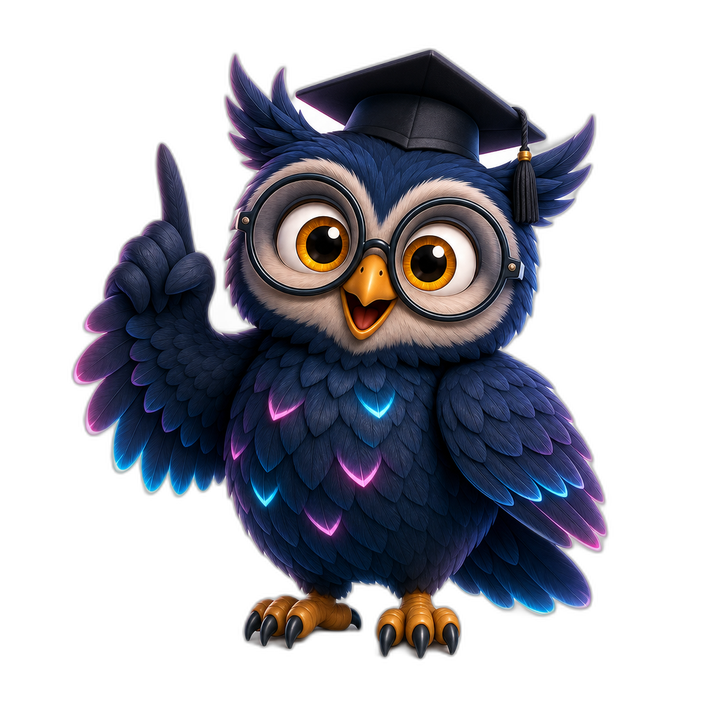 Scout the owl ready to teach you about ScopeIdeas